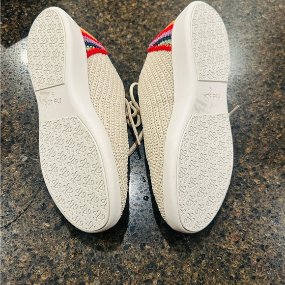 The Sak Beige Knit Sneakers with Rainbow accents - Picture 5 of 5